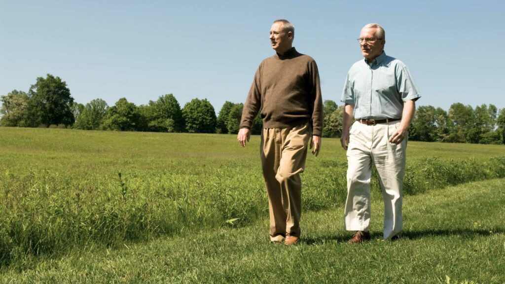 seniors walking