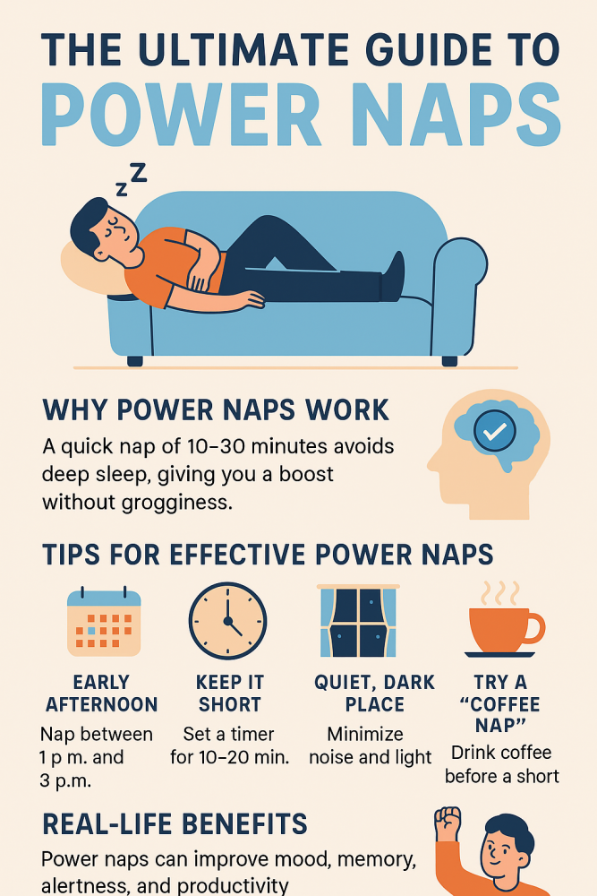 Mastering Power Naps: A Guide To Quick Sleep For Energized Recovery